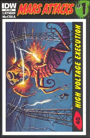 Mars Attacks (2012) issue 1-ZN Card #40 (High Voltage Execution)