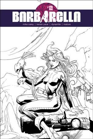 Barbarella (2017) issue 2-F Stephen Segovia 1:10 Black and White Cover