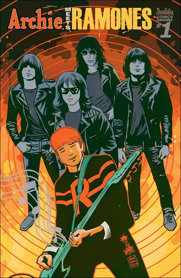 Archie Meets the Ramones issue 1-C Francesco Francavilla Cover