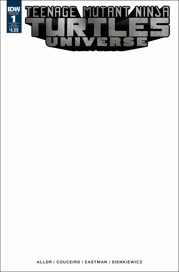 Teenage Mutant Ninja Turtles Universe issue 1-C Blank Subscription Cover