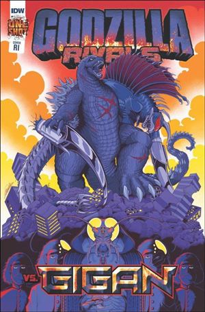 Godzilla Rivals vs. Gigan issue 1-B Christian Gonzalez 1:10 Cover