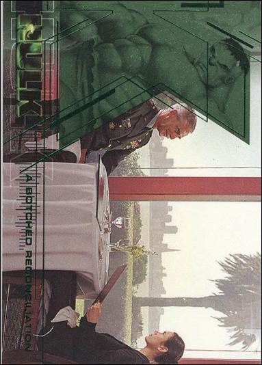 Hulk Film and Comic Cards (Base Set) card 26 A Botched Reconciliation
