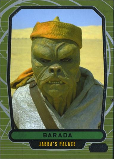 Star Wars Galactic Files (Expansion Subset) card 370 Barada Jabba's Palace
