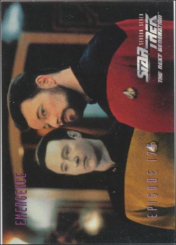 Star Trek: The Next Generation - The Episode Collection Season Seven (Base Set) card 712 Emergence, Episode 175-A