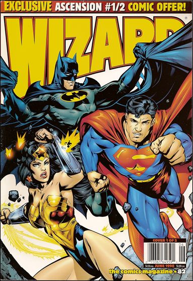 Wizard: The Comics Magazine issue 82 Howard Porter JLA Cover