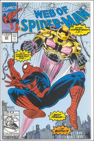 Web of Spider-Man (1985) issue 83-B Sears Marvel Vintage Pack Edition