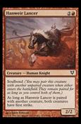 Magic the Gathering: Avacyn Restored (Base Set) card 138 Hanweir Lancer