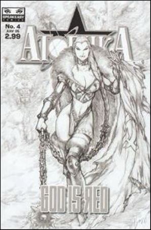 Atomika issue 4-D Buzz Sketch Cover 1/100
