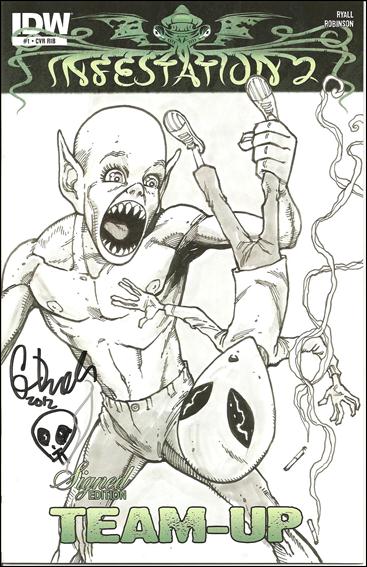 Infestation 2 Team-Up issue 1-D A. Robinson Signed Ed. (By Chris Ryall) 1:25 Cover