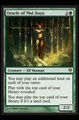Magic The Gathering: Zendikar (Base Set) card 172 Oracle Of Mul Daya