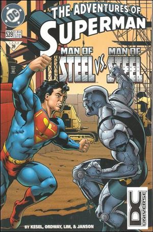 Adventures of Superman (1987) issue 539-C DC Universe UPC (2nd Printing)