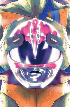 Mighty Morphin Power Rangers/Teenage Mutant Ninja Turtles issue 4-B Goni Montes Leonardo Cover