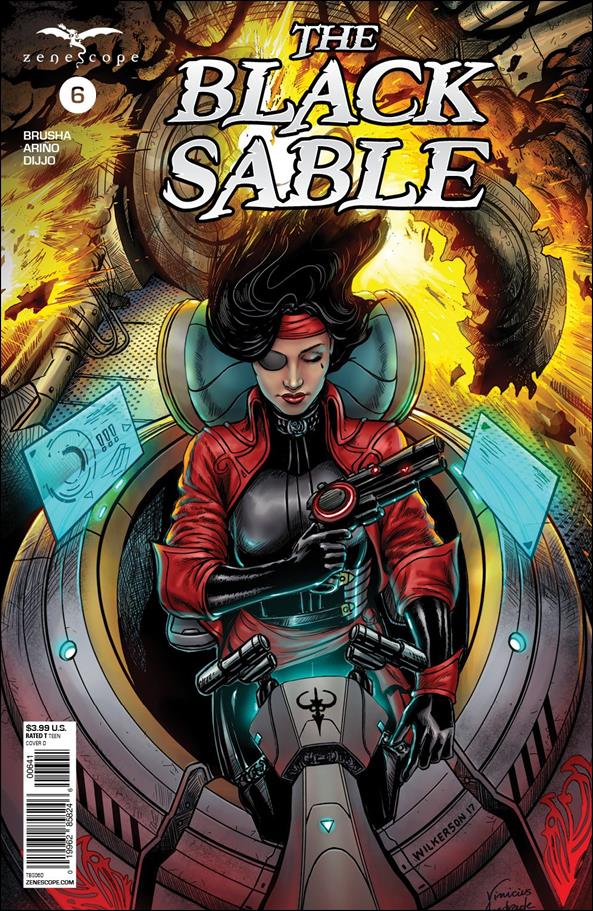 Black Sable issue 6-D Eric Wilkerson Cover