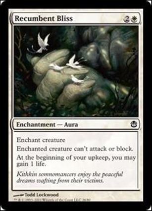 Magic the Gathering: Duel Decks: Ajani vs. Nicol Bolas card 26 Recumbent Bliss