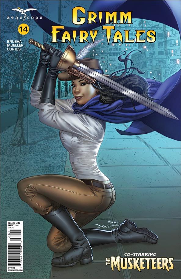 Grimm Fairy Tales (2016) issue 14-C Derlis Santacruz Cover