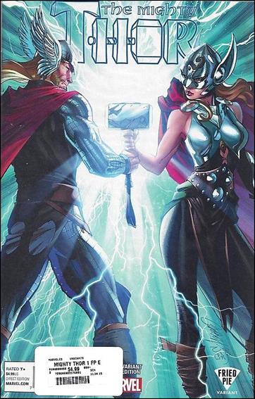 Mighty Thor (2016) issue 1-H Polybagged J. Scott Campbell Fried Pie Cover