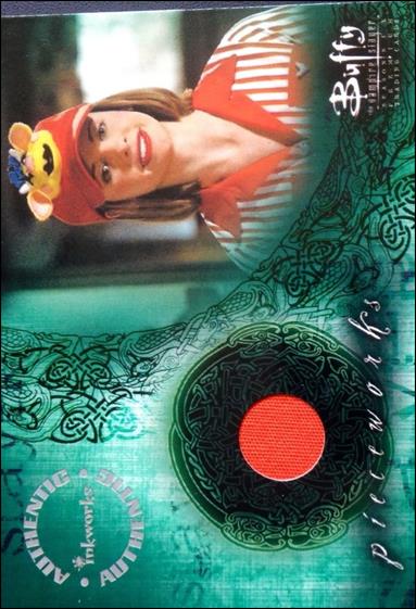 Buffy the Vampire Slayer: Season Six (Pieceworks Subset) card PW3 Doublemeat Palace Uniform worn by Sarah M Gellar