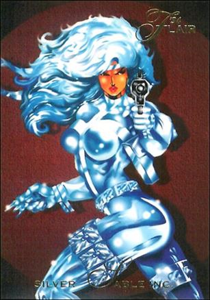 Marvel Annual Flair '94 (Base Set) card 50 Silver Sable Inc.