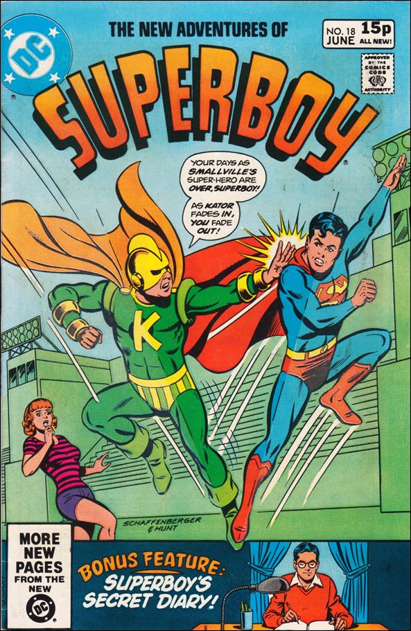 New Adventures of Superboy issue 18-B UK Price Cover