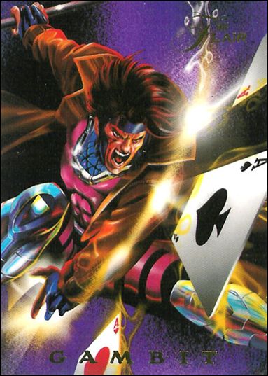 Marvel Annual Flair '94 (PowerBlast Subset) card 12 Gambit