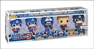 POP! Marvel Multi-Packs figure nn23 Captain America: Through the Ages (5 pack)