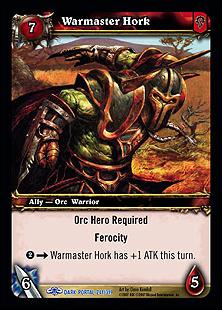 World of Warcraft: Through the Dark Portal (Base Set) card 241 Warmaster Hork