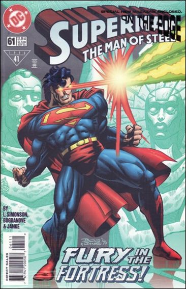 Superman: The Man of Steel issue 61 Polybagged with "On the Edge" Magazine