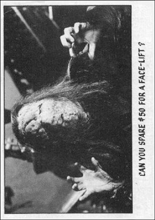 Creature Feature (Base Set) card 44 Can you spare $50 for a face lift?
