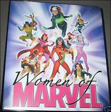 Women of Marvel card 3 Collector's Binder