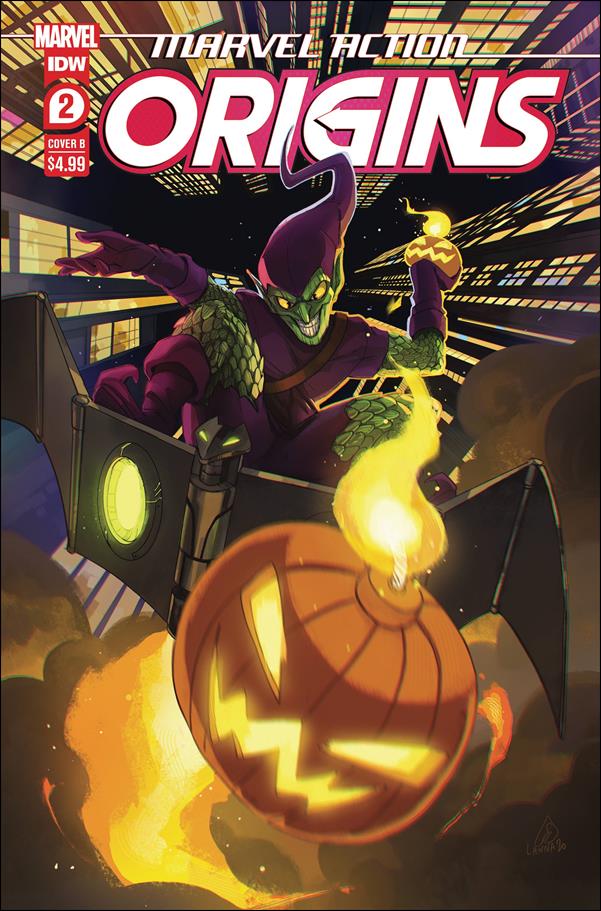 Marvel Action Origins issue 2-B Lanna Souvanny Green Goblin Cover