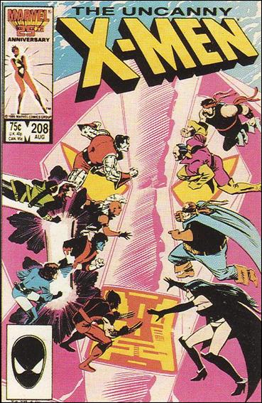 Uncanny X-Men Cover Series II (Base Set) card 34 Uncanny X-Men #208