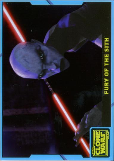 Star Wars: The Clone Wars (Blue Animation Cel Subset) card nn Fury of the Sith