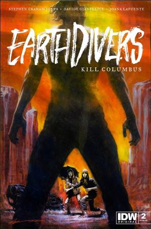 Earthdivers issue 2-C Aaron Campbell Cover