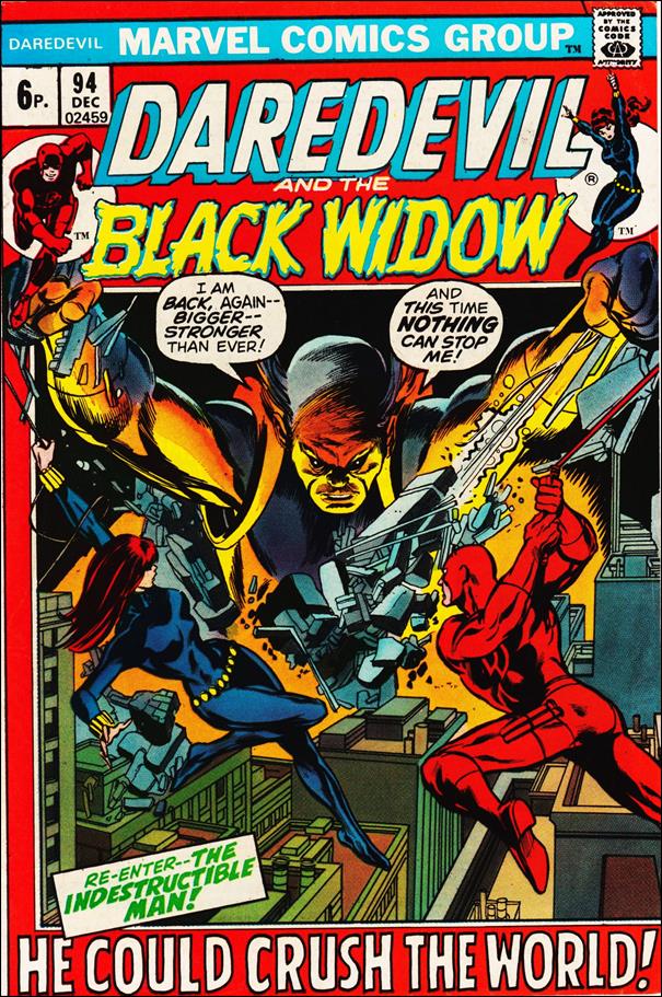 Daredevil (1964) issue 94-B UK Price Cover