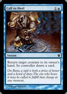 Magic the Gathering: Duel Decks: Izzet vs. Golgari (Base Set) card 18 Call to Heel