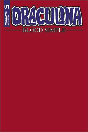 Draculina: Blood Simple issue 1-F Blood Red Blank Authentix Cover
