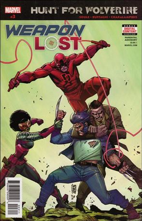 Hunt for Wolverine: Weapon Lost issue 3 Giuseppe Camuncoli Cover