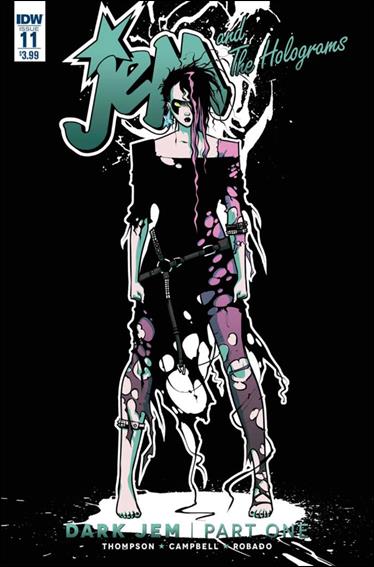Jem and the Holograms issue 11-B Sophie Campbell Jem Cover