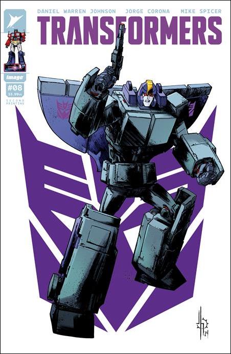 Transformers (2023) issue 8-H Jason Howard "Astrotrain" Cover (Second Printing)