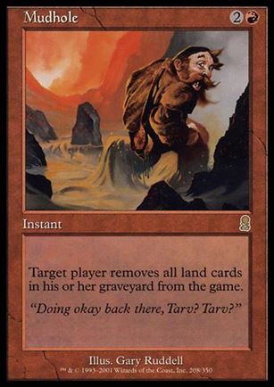 Magic the Gathering: Odyssey (Base Set) card 208 Mudhole