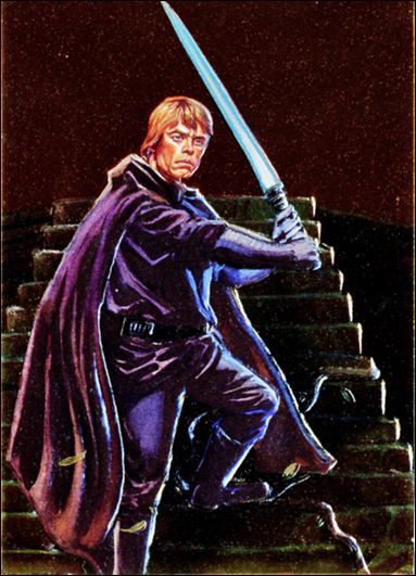 Star Wars Finest (Embossed Foil Subset) card F2 Luke Skywalker