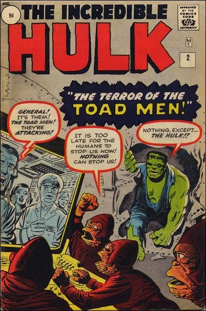 Incredible Hulk (1962) issue 2-B UK Price Cover