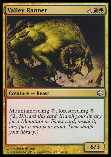 Magic The Gathering: Alara Reborn (Base Set) card 61 Valley Rannet