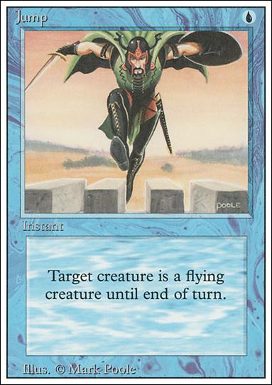 Magic the Gathering: Revised (Base Set) card 62 Jump