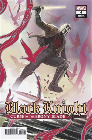 Black Knight: Curse of the Ebony Blade issue 4-B Stephanie Hans 1:25 Cover