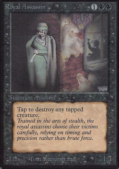 Magic the Gathering: Limited Edition Alpha (Base Set) card 123 Royal Assassin