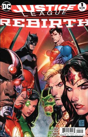 Justice League: Rebirth issue 1-C Tony Daniel Cover (2nd Printing)