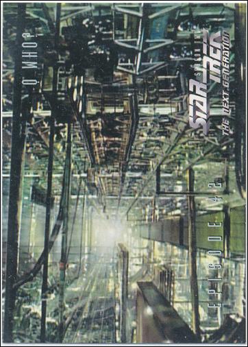 Star Trek: The Next Generation - The Episode Collection Season Two (Base Set) card 183 Q Who?, Episode 42C