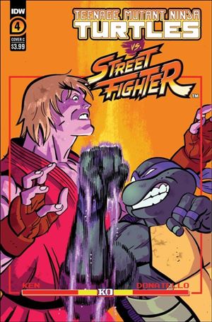 Teenage Mutant Ninja Turtles vs. Street Fighter issue 4-C Tom Reilly Cover