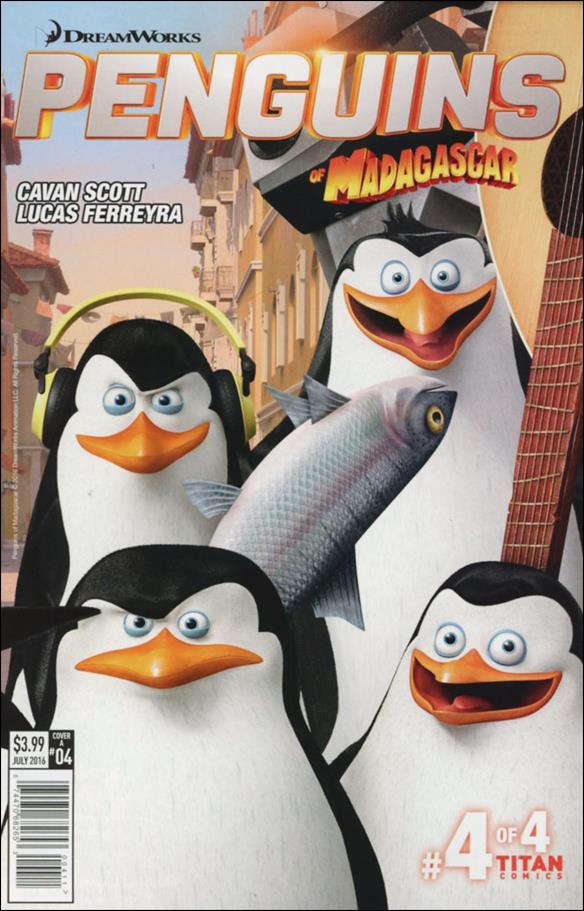 Penguins of Madagascar (2016) issue 4 Animation Cover